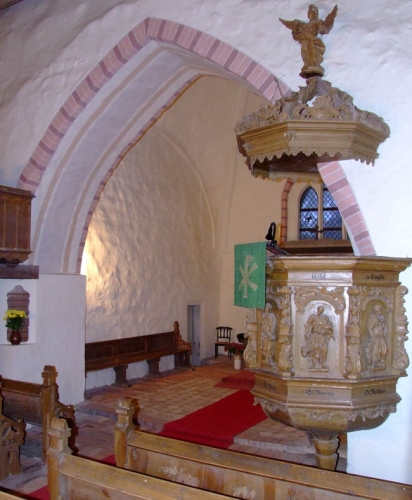Die Kanzel aus dem Jahr 1755