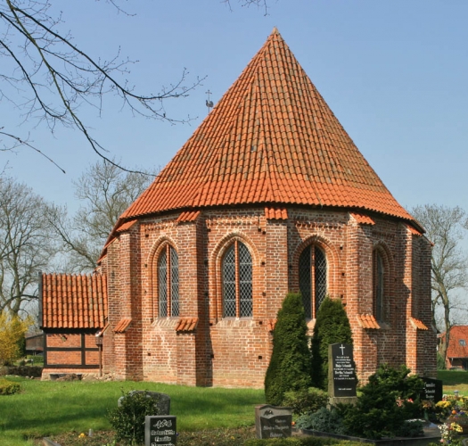 Der Chor der Kirche Groß Trebbow.