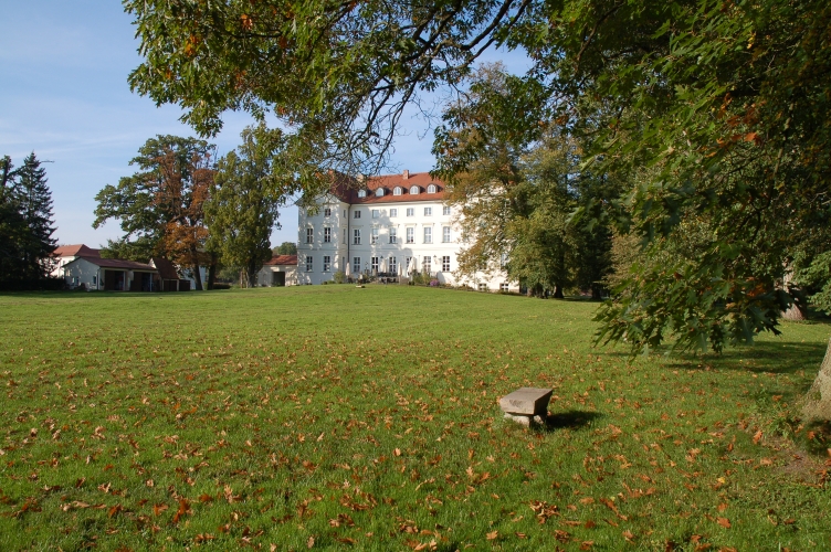 Die Rückseite des Hauses.