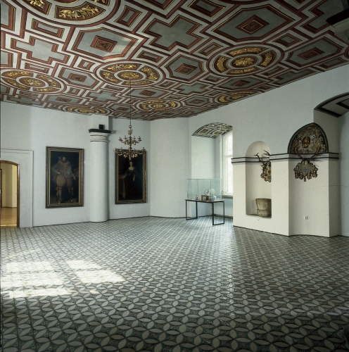 Der Parrsaal im Schloss Güstrow.