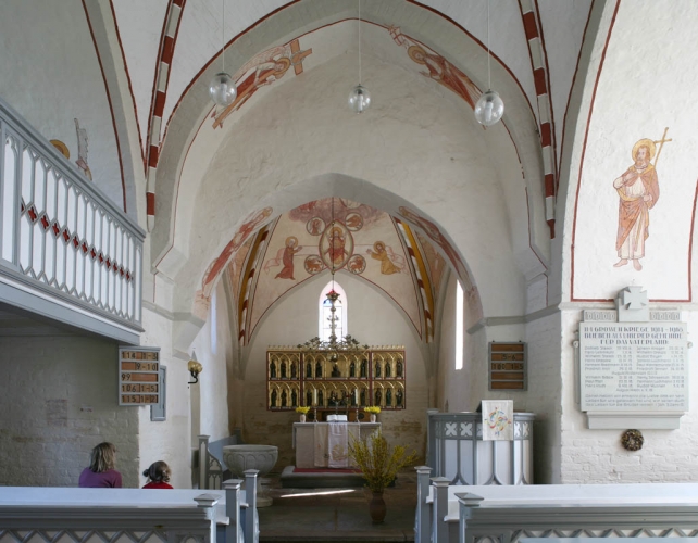 Blick in die Elmenhorster Kirche.