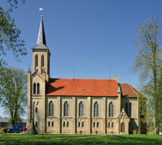 Die Selmsdorfer Kirche.